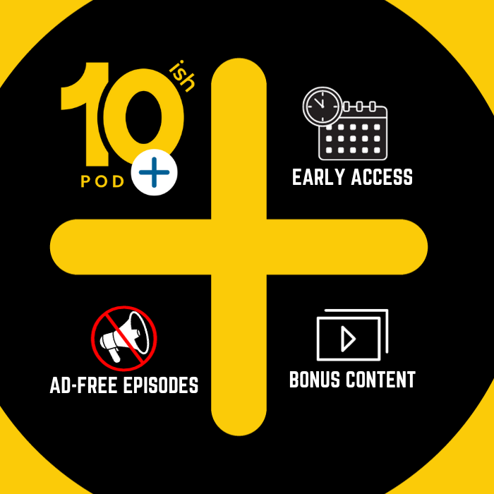 10ish Pod+ logo