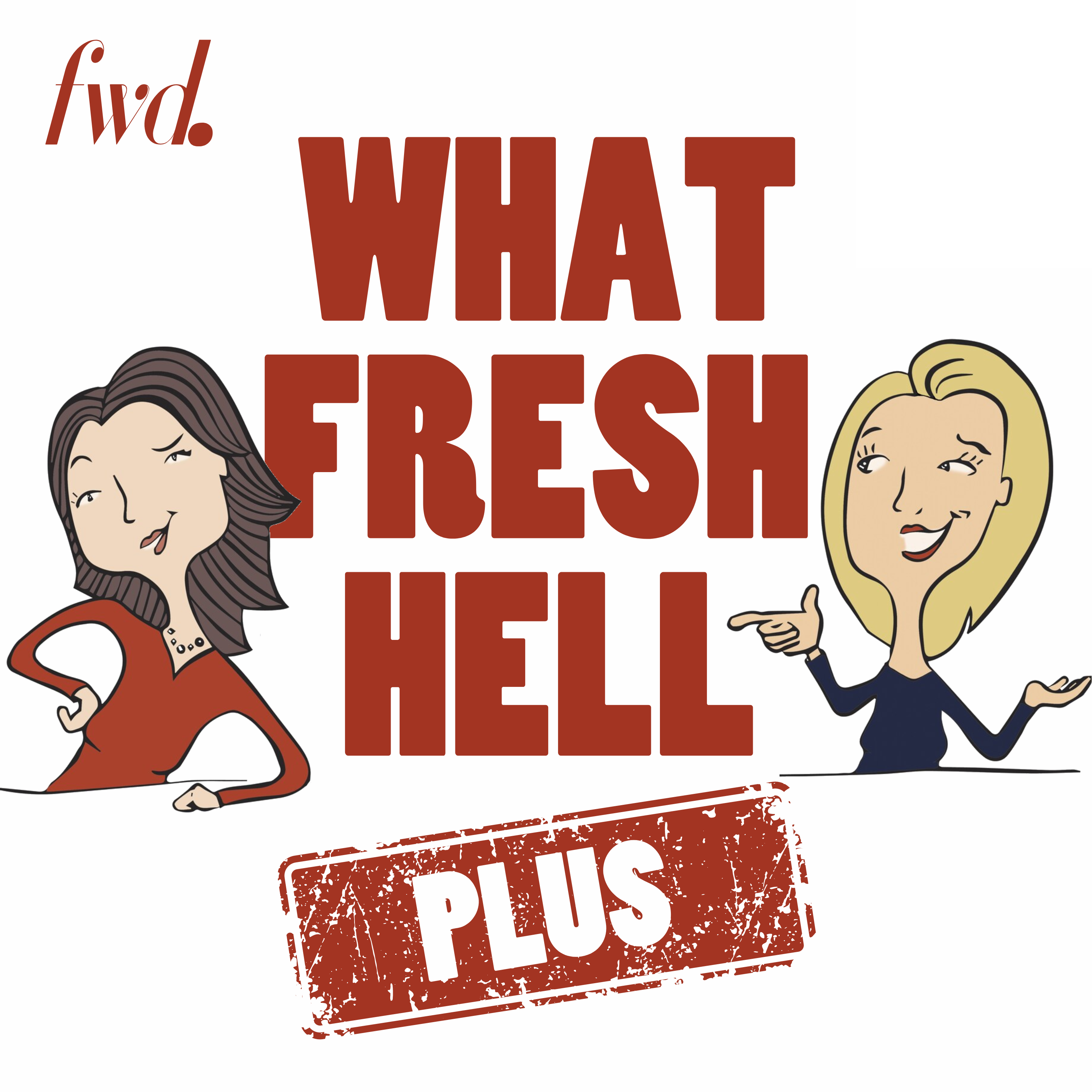What Fresh Hell+ logo